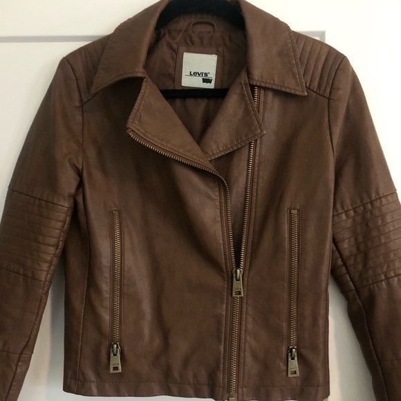 Levi’s Brown Women’s Faux Leather Jacket